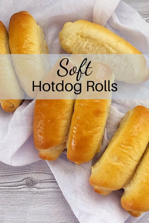 Easy Homemade Hotdog Rolls #homemadebread #hotdogrolls #softbreadrolls #easyrecipe #recipeoftheday Homemade Rolls No Mixer, Home Made Hot Dog Buns, Easy Hot Dog Bun Recipe, Quick Hot Dog Buns, Small Batch Hot Dog Buns, Homemade Hogue Rolls, Hot Dog Buns Homemade, Homemade Hotdogs Buns, Hot Dog Bun Recipes