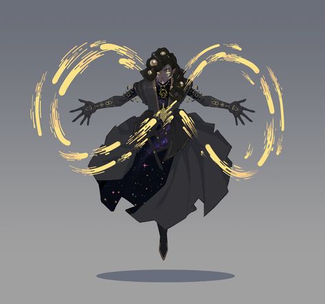 Solar Eclipse Character Design, Galactic Character Design, Powerful Character Design, Magic User Character Design, Barbarian Character Art, Cosmic Character Design, Void Character Design, Wizard Character Art, Shadow Character Design