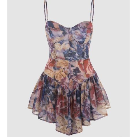 Cider Dresses, Looks Chic, Stage Outfits, Kpop Outfits, Sleeveless Mini Dress, Cami Dress, Floral Printed, Dress Details, Look Fashion