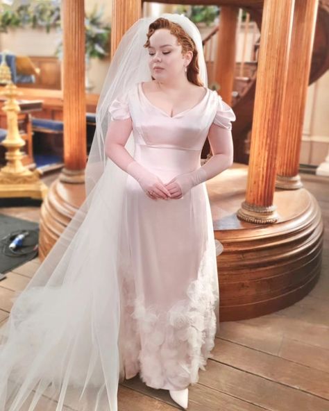 BRIDGERTON SEASON 3 (PART 2) PENELOPE'S WEDDING DRESS Bridgerton Season 3, Nicola Coughlan, Dream Wedding Ideas Dresses, Costume Designer, Dress Aesthetic, A Wedding Dress, Mom Dress, Pretty Wedding, Wedding Dress Inspiration