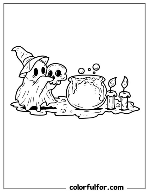 Looking for coloring inspiration? Click the link above to explore amazing coloring pages and unleash your creativity! 😀🤣😍 Free Printable Coloring Pages Halloween, Cute Halloween Coloring Pages For Adults, Spooky Colouring Pages, Easy Halloween Coloring Pages, Simple Halloween Coloring Pages, Halloween Scene Drawing, Kawaii Halloween Coloring Pages, Spooky Halloween Coloring Pages, Halloween Coloring Sheets Free Printable