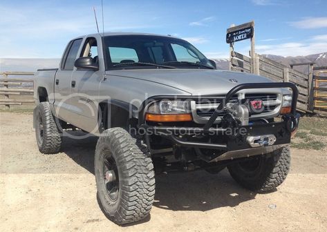 tv_larsen's 2001 Dakota Quad Cab 1-ton crawler | RME4x4.com Dodge Dakota Lifted, Truck Upgrades, Dakota Truck, Truck Life, 17 Wheels, Winch Bumpers, Logan Utah, Trucking Life, Rock Sliders