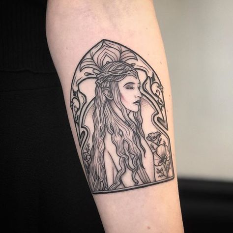 Galadriel Tattoo, Body Modifications, The Rings, Lord Of The Rings, Triangle Tattoo, Tatting, Tattoo Designs, Tattoos, On Instagram