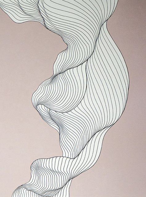 Tracie Cheng, Linear Art, Soyut Sanat Tabloları, Abstract Line Art, Abstract Drawings, Pen Art, Abstract Lines, Line Art Drawings, 그림 그리기