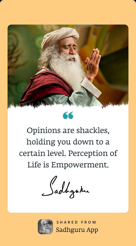 Sadhguru Quotes, Daily Quotes, Hold On, Quotes