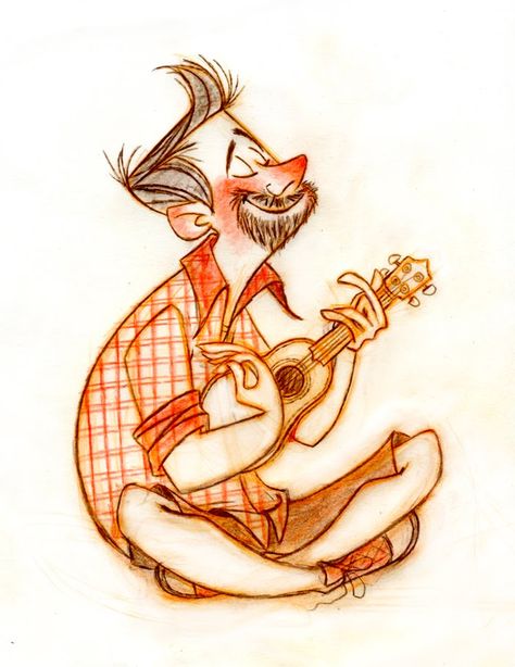 Zaruhi Galstian Character Design Cartoon, Music Cartoon, Arte Peculiar, Music Drawings, Music Design, Character Design Animation, Character Design Male, Cartoon Character Design, Love At First