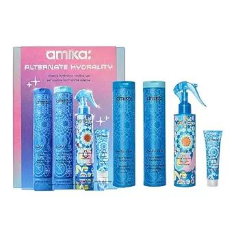 amika alternate hydrality intense hydration routine set Dream Routine, Amika Hair, Amika Hair Products, Hydrating Hair Mask, Hair Repair Mask, Hydrating Shampoo, Hydrate Hair, Moisturizing Conditioner, Hair Setting