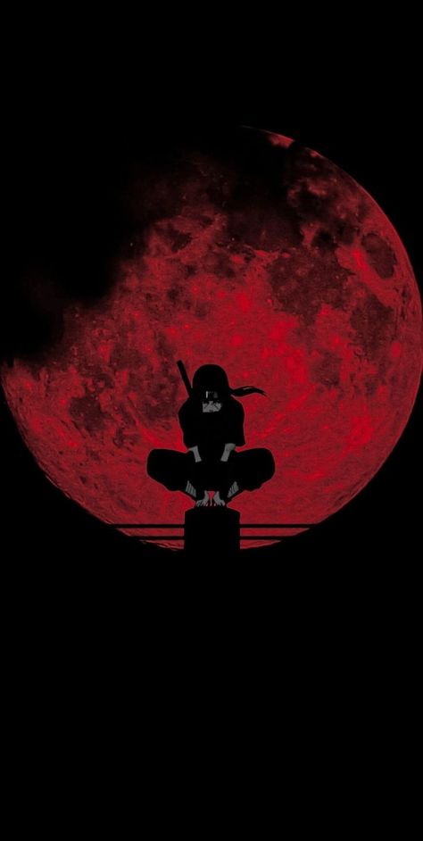 Itachi Moon Wallpaper, Itachi Moon, Moon Wallpaper Iphone, Uchiha Wallpaper, Naruto Painting, Madara Wallpaper, Naruto Wallpaper Iphone, Mangekyou Sharingan, Itachi Uchiha Art