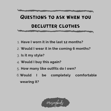 Declutter Declutter Clothes, Some Questions To Ask, Emotionally Attached, Feel Nothing, Questions To Ask Yourself, Todo List, Nothing At All, Some Questions, Ask Yourself