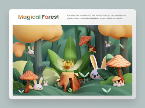 Nature 3d, Wildlife Day, Directory Design, Forest Background, Forest Illustration, Magic Forest, 3d Artwork, Design Jobs, Landscape Illustration