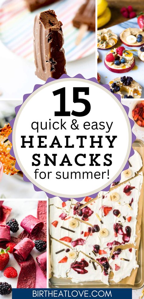 Healthy summer snacks that have only clean ingredients and low sugar! These Mom approved snacks for Summer have no additives or preservatives. Make these homemade fun summer snack recipes with your kids and teens. Good healthy snacks for summer with only clean eating recipes. Healthy Fruit Snacks Clean Eating, Snack Foods Healthy, Healthy Snacks For Summer, Summer Clean Eating, Heathy Snack Foods Easy, Healthy Quick Snacks, Homemade Healthy Snacks, Summer Snacks For Kids, Summer Snack Ideas