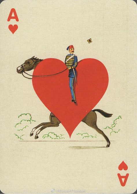 Vintage Card Illustration, Vintage Deck Of Cards, Pretty Playing Cards, Playing Cards Poster, Illustrated Playing Cards, Vintage Banner Design, Playing Card Painting, Playing Cards Aesthetic, Playing Cards Illustration