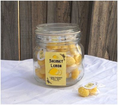 Harry Potter Sherbert Lemon- (lemon drops- Dumbledore's favorite!) Sherbert Lemon Harry Potter, Harry Potter Sweets, Lemon Sherbert, Harry Potter Candy, Sherbet Lemon, Every Flavor Beans, Fantasy Food, Lemon Drops, Hufflepuff Pride