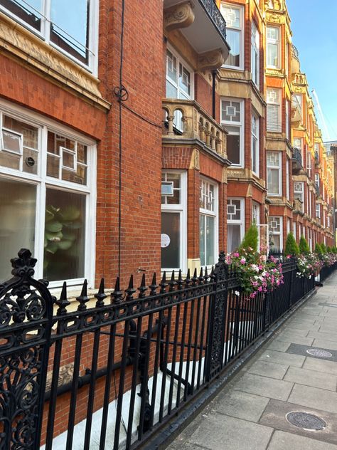 London street view, London, England, pretty streets, london aesthetic, london neighborhoods London Vibes, London Street, Fence, London