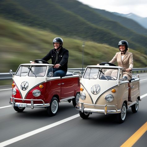 Volkswagen Hippy Van Mobility Scooters 🛵🏍🚍 In an era where innovation and nostalgia frequently intertwine, a groundbreaking concept has emerged that encapsulates the best of both worlds: the marriage of vintage design with state-of-the-art mobility technology. This article delves into the captivating world of Volkswagen Hippy Van Mobility Scooters, a visionary idea that transforms a cherished icon of the past into a revolutionary mode of modern transportation. By reimagining the classic Volkswagen hippy van as a mobility scooter, designers and engineers have created a vehicle that offers not only a unique aesthetic but also unmatched comfort, accessibility, and functionality. Modern Transportation, Riding Scooters, Volkswagen Vans, Classic Volkswagen, Mobility Scooters, Hippie Van, Mobility Scooter, Vehicle Design, Volkswagen Beetle