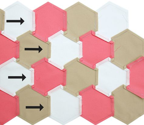 Machine Quilting Hexies, Quilting Hexagons, Hexagon Projects, Hexagon Quilt Tutorial, Hexie Projects, Hexagon Quilting, Quilt Bags, Hexie Quilts Patterns, Hexagon Quilt Pattern