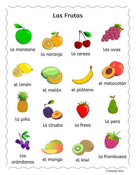 Images By Gabriella Tompkins On Spanish Verbs Fruits In Spanish, Spanish Fruit, Fruit Vocabulary, Spanish Learning Apps, Spanish Flashcards, Spanish Learning Activities, Preschool Spanish, Learning Spanish For Kids, Spanish Lessons For Kids