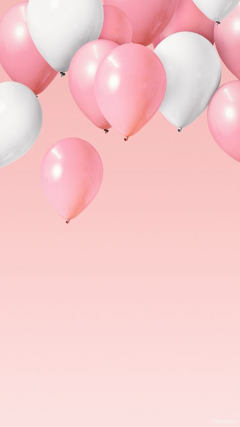 Balloons Ballon Aesthetic Wallpaper, Balloon Background Wallpapers, Birthday Photoshoot Background, Aesthetic Balloons, Balloon Party Ideas, Balloon Aesthetic, Balloons Aesthetic, Fundo Pink, Simple Balloon Decoration