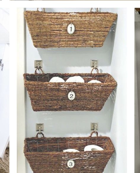 Diy Bathroom Storage Ideas, Bathroom Basket Storage, Diy Bathroom Storage, Over Toilet, Bathroom Closet, Small Bathroom Storage, Bathroom Storage Organization, Creative Storage, Trendy Bathroom