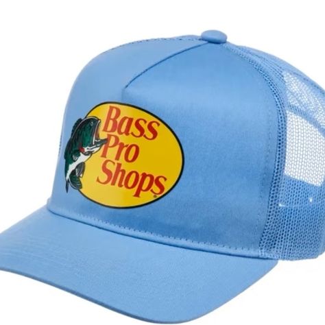 Light Blue Bass Pro Shops Hat SnapBack Bass Pro Shops Hat, Bass Pro Shop Hat, Bass Pro Shop, Hats Snapback, Christmas List, Bass, Light Blue, Brand New, Hats