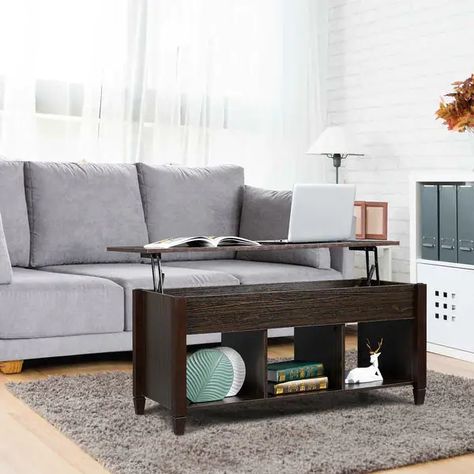 Living Room Furniture Lift Top Storage Coffee Table - On Sale - Bed Bath & Beyond - 22817494 Storage Coffee Table, Sofa End Tables, Lift Top Coffee Table, Playroom Furniture, Kids Bedroom Furniture, Outdoor Wall Decor, Coffee Table With Storage, Modern Coffee Tables, Patio Furniture Sets