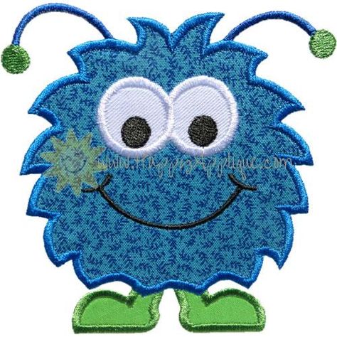 Happy Monster Applique Design Monster Quilt, Happy Monster, Baby Applique, Creeper Minecraft, Applique Quilt Patterns, Applique Templates, Applique Quilting, Sewing Appliques, Boy Quilts