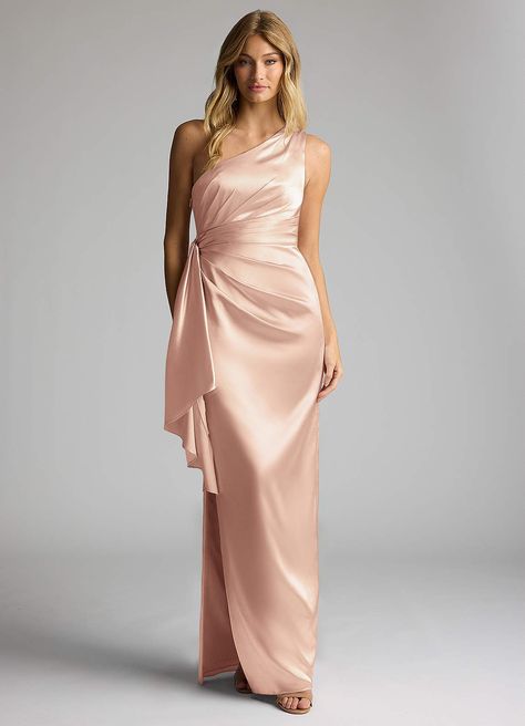 Azazie Saira English Rose Bridesmaid Dresses | Azazie Gold Bridesmaid Dress, Rose Gold Bridesmaid Dress, Rose Bridesmaid, Rose Bridesmaid Dress, Rose Gold Bridesmaid, Rose Bridesmaid Dresses, English Rose, English Roses, Color Style