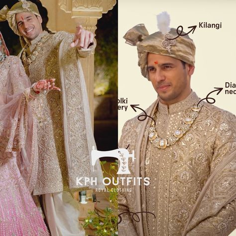 Siddharth Malhotra Wedding Special Sherwani Set 🔥 . . Components :- Kurta , Salwar, Sherwani and Dupatta.! Pagdi and Mala is not included . . Order On Whatsapp and Website Link in Bio Kphoutfits.com +919870636767 . . . . . Get Your Dream Stylish and Trending Design Outfit Available 🔥 . . . . . . #kphoutfits #custommade #designer #inspired #designeroutfit #weddingoutfit #exclusive #latestfashion #sherwani #sherwanistyle #sherwaniswag #bollywoodstyle #actor #siddharthmalhotra Siddharth Malhotra Wedding Outfits, Sherwani Wedding, Festive Sherwani With Sheer Dupatta For Wedding, Pagdi For Men In Wedding, Bollywood Style White Sherwani With Dupatta, Bollywood Style Semi-stitched Sherwani With Dupatta, Siddharth Malhotra, Bollywood Style Sherwani With Sheer Dupatta, Manish Malhotra Groom Sherwani