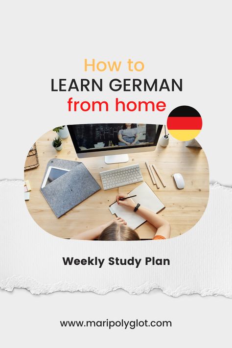 This is my weekly plan to learn german a beginner (A1) This is a simple study plan that you can replicate and use to learn german from home. #germanlanguages #learnlanguages #german German Study Plan, German Lesson Plans, Weekly Study Schedule, Learning Routine, 1920s Outfit, German Lessons, Daily Routine Schedule, Study German, German Study