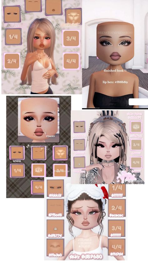 #dti face combos Beach House Colors, Royal High Outfits Ideas Cheap, Fancy Dress Code, Blocksburg Room Ideas￼, Brunette Hair With Highlights, Y2k Accessories, Bloxburg Decal Codes, Hex Color Codes, Combo Dress