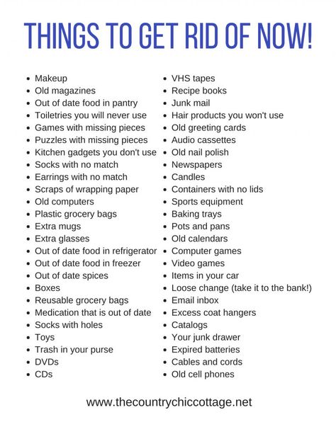 Looking for things to throw away out of your home? Look no further than our free printable checklist! Declutter Home, House Cleaning Checklist, Declutter Your Life, Printable Checklist, Household Cleaning Tips, Moving Tips, Declutter Your Home, Cleaning Checklist, Cleaning Schedule