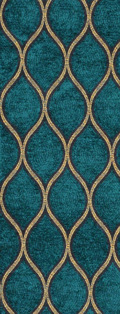 Iman Malta peacock fabric Teal Wallpaper Bedroom, Teal Inspiration, Decoration Hall, Teal Wedding Colors, Teal Color Schemes, Tapete Gold, Peacock Fabric, Motif Art Deco, Teal Accents