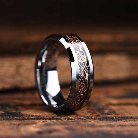 Antler Rings Women, Mens Celtic Wedding Bands, Celtic Wedding Bands, Ring Engraving, Carbon Fiber Rings, His Ring, Bentwood Rings, Celtic Ring, Ring Minimal