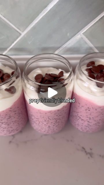 Leanne Ward - Nutrition Expert on Instagram: "Stop skipping breakfast and make these delicious and meal prep friendly blended raspberry & coconut chia puddings😍

All of you loved when I make the mango and coconut version so thought I would try a raspberry version 😋 These blended chia puddings will help keep you fuller for longer due to the high amounts of protein, fibre and healthy fats. 

These take less than 10 minutes to prep and give you a healthy and nourishing breaky for 3 days. You can easily sub the raspberries for another kind of fruit 😊

Makes 3 portions

Ingredients: 
6 tbsp chia seeds
3 tbsp desiccated coconut 
1.25 cups milk
1 cup of frozen raspberries 
3 tbsp @designed_by_dietitians pre & probiotic protein powder 
6 heaped tbsp thick yoghurt
Optional toppings: choc chips ? Pink Pudding, Barbara Oneil, Chia Puddings, Chia Recipe, Coconut Chia Pudding, Ibs Recipes, Coconut Chia, Frozen Raspberries, Desiccated Coconut