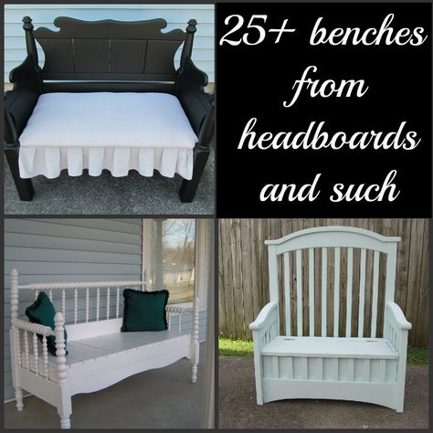 If you've always wanted to make a headboard bench but didn't know where to start, READ THIS! Over 50 project ideas of how to make a Headboard Bench out of a repurposed headboard. Real Headboard Bench Ideas - projects that you can make this weekend. Lots of ideas and directions for each headboard bench. Bathtub Cleaning, Recycler Diy, Repurposed Headboard, Headboard Benches, How To Make Headboard, Headboard Bench, Hacks Lifehacks, Twin Headboard, Hacks Clothes