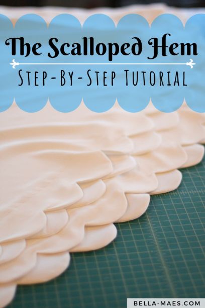 The Scalloped Hem: Step Up Your Hem Game! – Bella Maes Sewing Corner