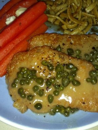 Make and share this Pork Scallopini With Butter Caper Sauce recipe from Food.com. Capers Sauce, Butter Caper Sauce, Lemon Butter Caper Sauce, Pork Scallopini, Pork Entrees, Caper Sauce, Sausage Dishes, Pork Ham, Tenderloin Recipes