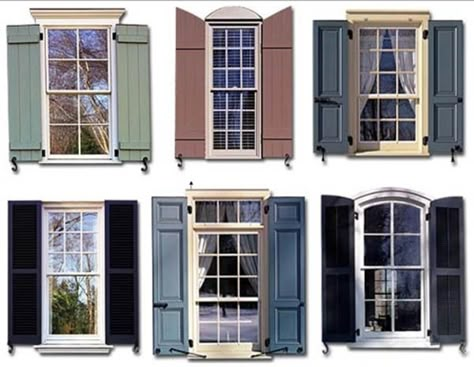 Exterior Shutters Come With Their Own Advantages | The House Shop Blog Jendela Vintage, Cottage Shutters, Outdoor Shutters, Window Shutters Exterior, Shutter Colors, Shop Exterior, Shutter Designs, House Shutters, Wood Window