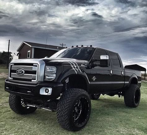 Diesel Trucks Ford, Custom Lifted Trucks, Trucks Lifted Diesel, Ranger Truck, Ford Ranger Truck, Hot Trucks, Future Trucks, Black Truck, Nice Trucks