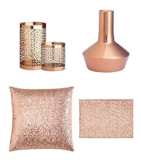 Hope you see this weekend through rose gold glasses! {photo found on pinterest.com} Rose Gold Accents Decor, Copper Decoration, Rose Gold Rooms, Copper Bedroom, Rose Gold Bedroom, Deco Pastel, Gold Living, Gold Rooms, Rose Gold Decor