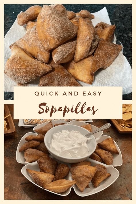 Easy Sopapillas, Sopapilla Recipe, Fiesta Recipes, South American Recipes, Latin American Recipes, Tasty Bread Recipe, Yeast Bread Recipes, American Recipes, Fry Bread