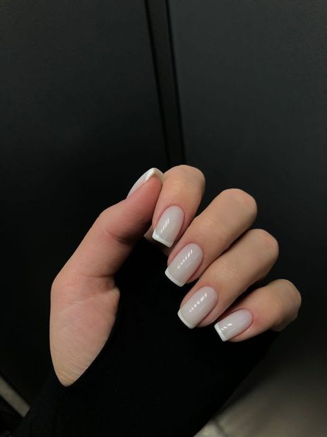 Milky Nails French, Milky French Nails, Milky White French, Milky White, Fancy Nails, Manicure Pedicure, Nude Nails, French Nails, Manicure And Pedicure