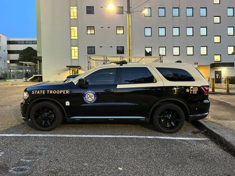 Florida, Florida Highway Patrol Dodge Durango. Florida Highway Patrol, Cartier Santos 100 Xl, Old Police Cars, Detective Aesthetic, Highway Patrol, Police Vehicles, Naval Force, State Trooper, Cartier Santos