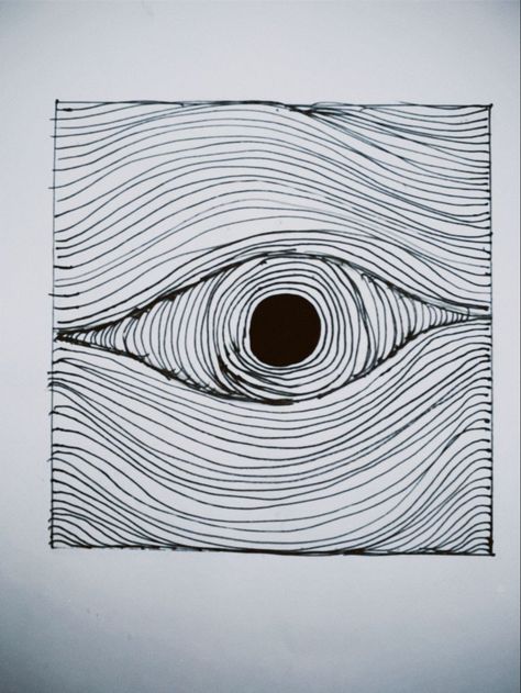 Eye Drawing Line Art, Lines In Drawing, Cross Contour Line Drawing Easy, Line Art Examples, Easy Graphic Design Drawings, Black And White Sketchbook Ideas, Weird Line Art, Background Drawing Ideas Patterns, Abstract Doodles Simple