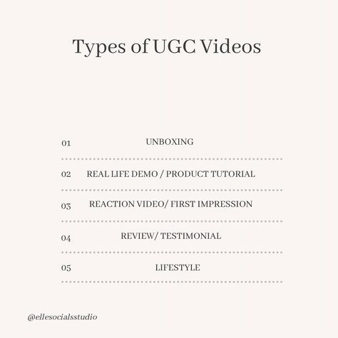 Becoming A Ugc Creator, Ugc Creator Tips, Ugc Creator Portfolio Example, Instagram Content Ideas Lifestyle, Ugc Examples, Ugc Tips, Lifestyle Creator, Ugc Content Ideas, Content Creator Tips