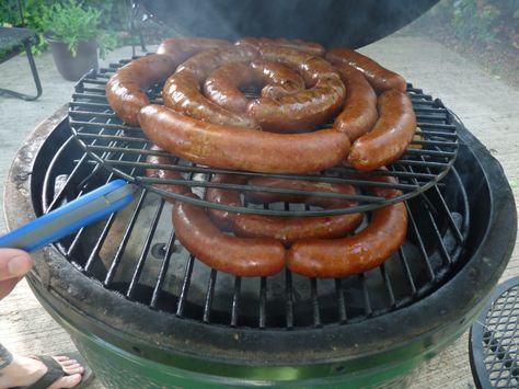 P1030896 Venison Sausage Recipes, Andouille Sausage Recipes, Venison Sausage, Sausage Making Recipes, Bratwurst Recipes, Homemade Breakfast Sausage, Homemade Sausage Recipes, Smoked Jalapeno, Deer Recipes