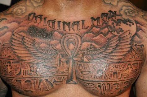 .. Ankh Chest Tattoo Men, Egypt Chest Tattoo Men, Egyptian Chest Tattoo Men Ideas, Egypt Chest Tattoo, Egyptian Tattoo Chest For Men, Egyptian Tattoo Chest, Egyptian Chest Tattoo Men, Ankh Chest Tattoo, Chest Sleeve Tattoo Men