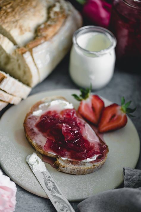 Rose Petal Jam Rose Petal Jam, Rose Jam, Fragrant Roses, Dried Rose Petals, English Breakfast, Preserving Food, Freshly Baked, Bread Baking, Rose Petals