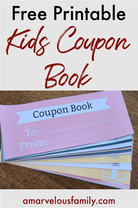 Coupon Book For Parents From Kids, Christmas Coupon Book For Kids, Coupon Book For Grandpa, Coupon Books For Kids, Coupons For Kids From Parents, Free Coupon Template Printables, Editable Coupon Template Free Printables, Kids Coupon Book Ideas, Kids Coupon Ideas