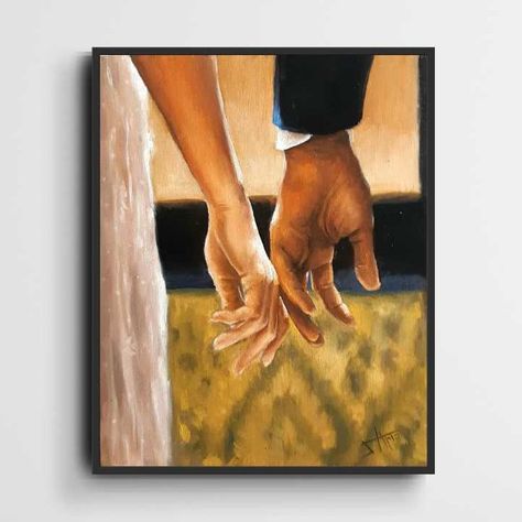 Simon and Daphne from Bridgerton , art print Hand Kunst, Wedding Gift Art, Art Romantique, Foto Disney, Couple Painting, Funny Wall Art, Pinturas Disney, Wedding Art, Romantic Art